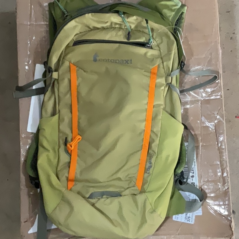 Cotopaxi Green and Orange Backpack